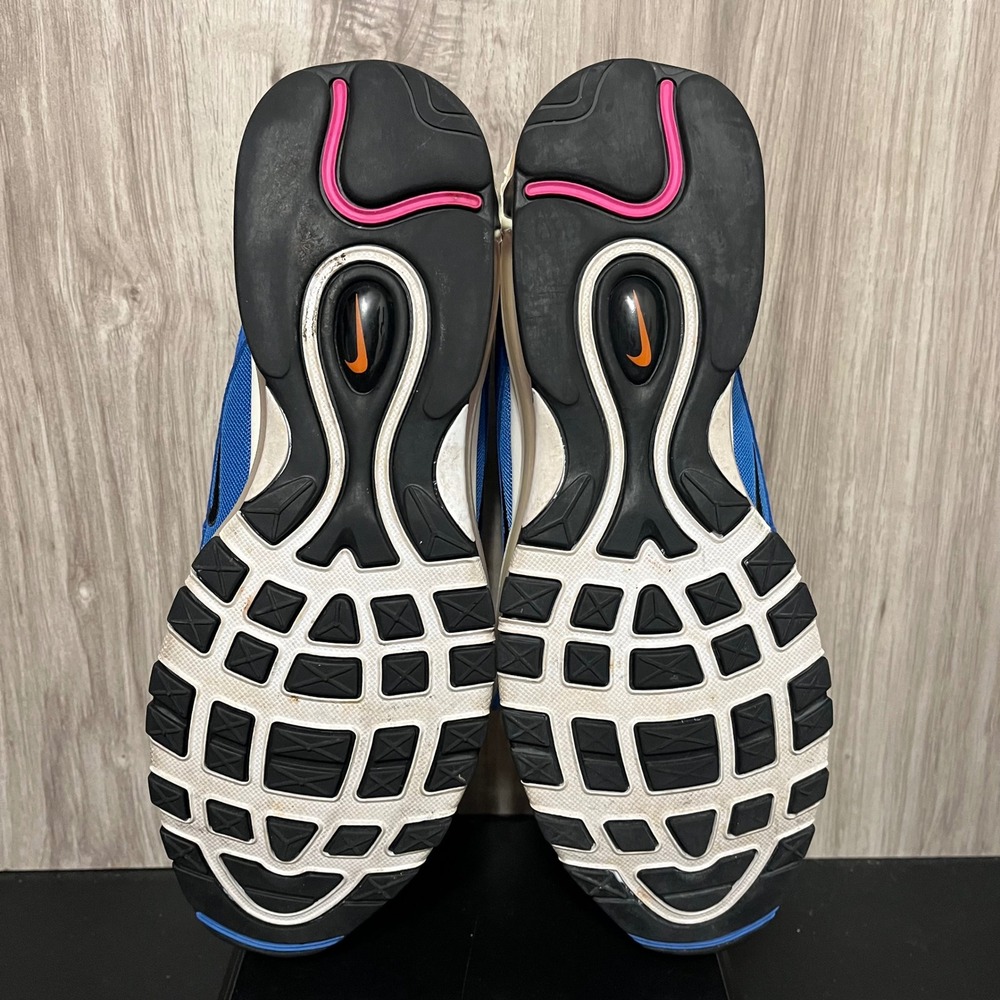 Nike Air Max 97 Active Fuchsia White Orange Men's Size 13 CW6992-100 Multicolor - Picture 9 of 10